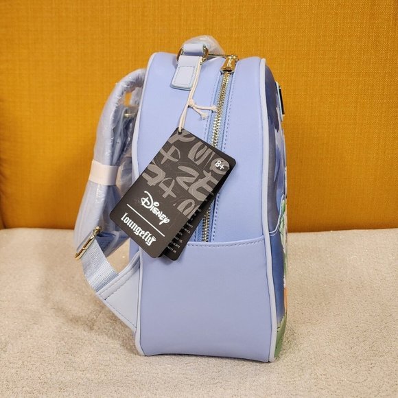 Loungefly Disney Donald Duck Daisy Duck Family Campfire Blue Mini Backpack NEW main image 5